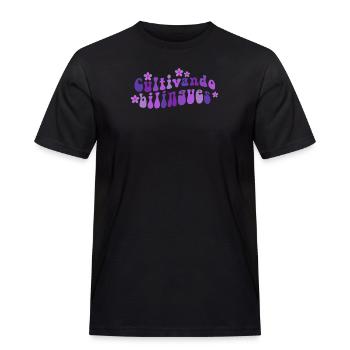Cultivando Bilingües Spanischlehrer - Männer Workwear T-Shirt - Schwarz - Vorne - AI Model Male 178 light (178cm)