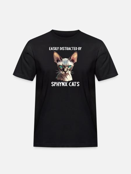 Sphynx Kitten Sphynx Cat - Men's Workwear T-Shirt - black