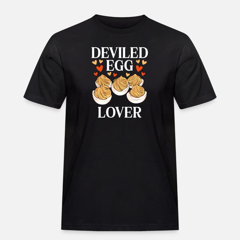 Stuffed Eggs Deviled Eggs - Men's Workwear T-Shirt - black