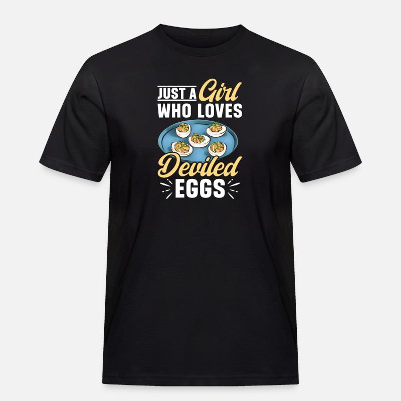 Stuffed Eggs Deviled Eggs - Men's Workwear T-Shirt - black