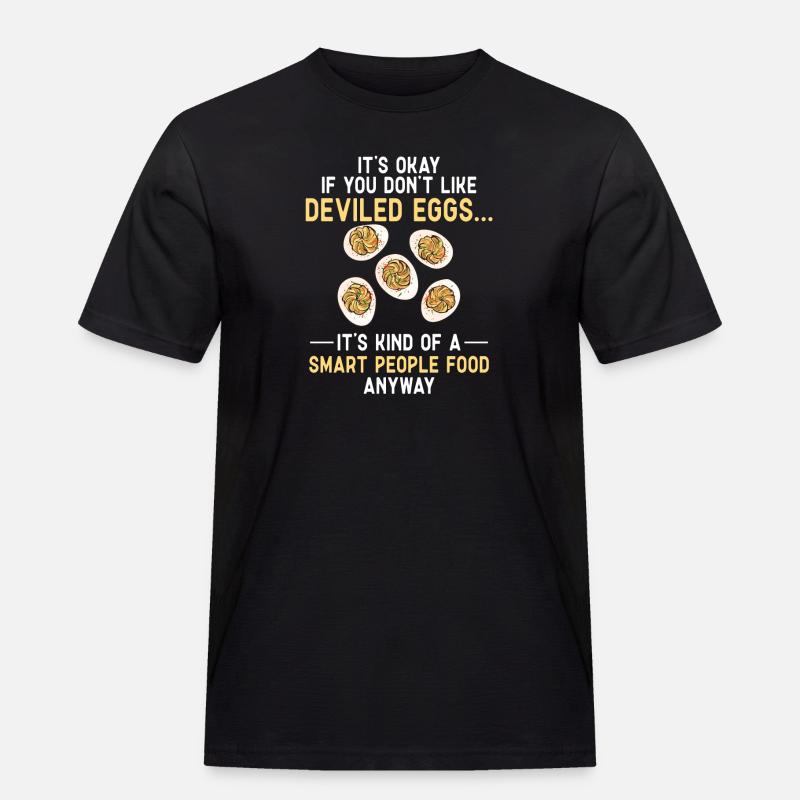 Stuffed Eggs Deviled Eggs - Men's Workwear T-Shirt - black