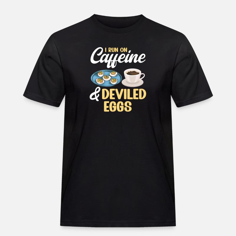 Stuffed Eggs Deviled Eggs - Men's Workwear T-Shirt - black