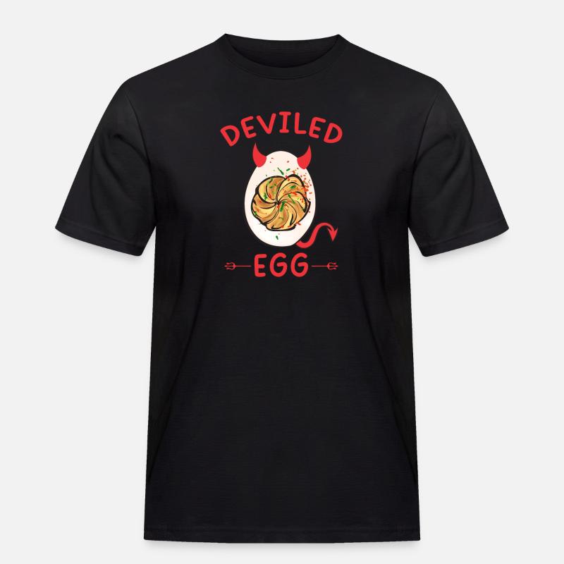 Stuffed Eggs Deviled Eggs - Men's Workwear T-Shirt - black