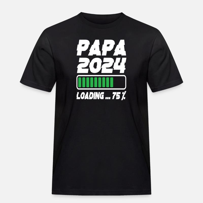Papa 2024 Loading - Men's Workwear T-Shirt - black