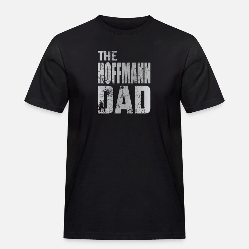 Hoffmann Papa Vater Dad Geschenkidee - Männer Workwear T-Shirt - Schwarz