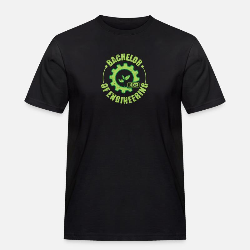 Bachelor of Engineering Ingenieurtechnik - Männer Workwear T-Shirt - Schwarz