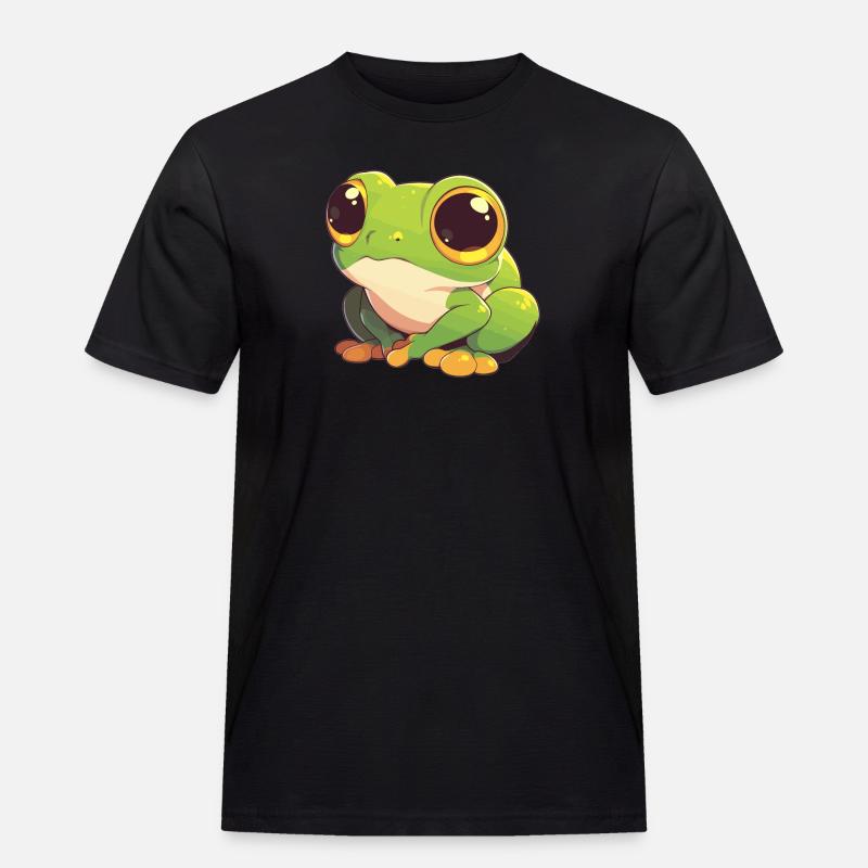 Tree Frog Baumfrösche Baumfrosch - Männer Workwear T-Shirt - Schwarz
