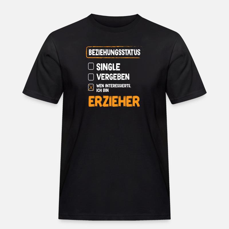 Educator Relationship Status - Men's Workwear T-Shirt - black