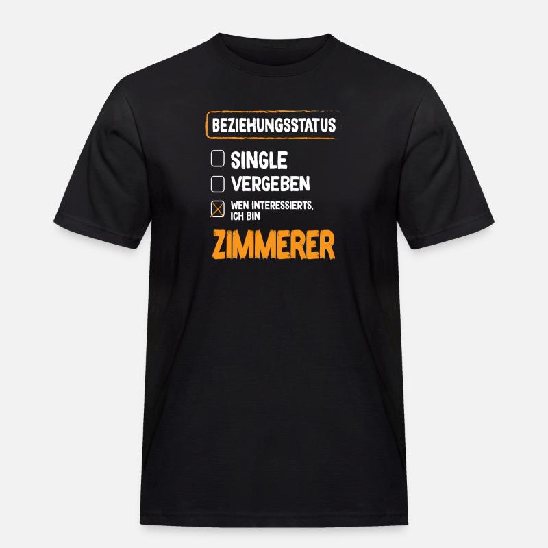 Statut relationnel de Zimmerer - T-shirt Workwear homme - noir