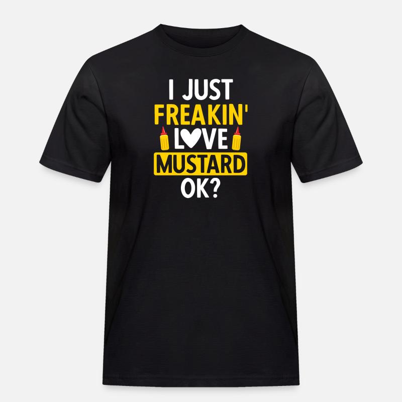 Senf Mustard - Men's Workwear T-Shirt - black