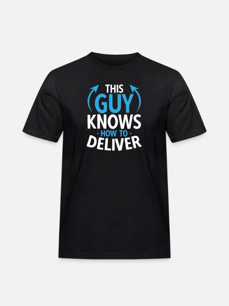 Supplier Package Delivery - Men's Workwear T-Shirt - black