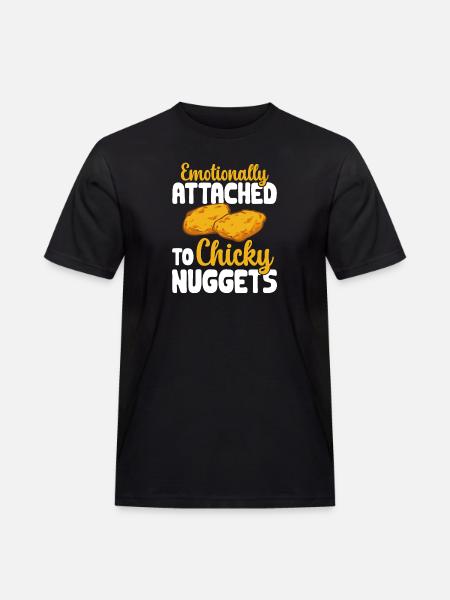 Chicken Nugget Lover Chicken Nuggets - Men's Workwear T-Shirt - black