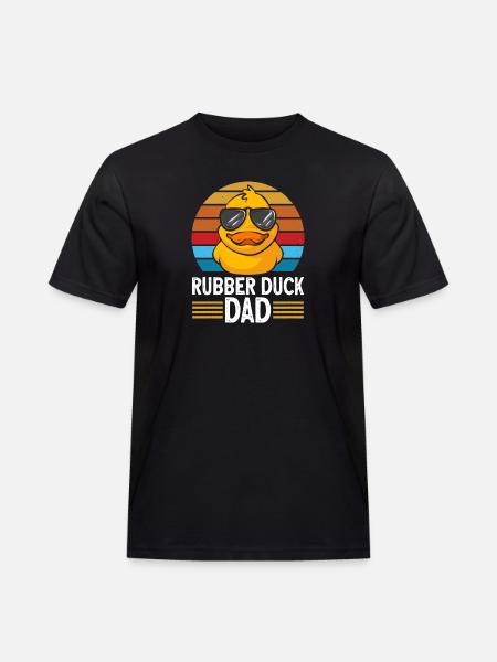 Rubber Duck Rubber Duck - Men's Workwear T-Shirt - black
