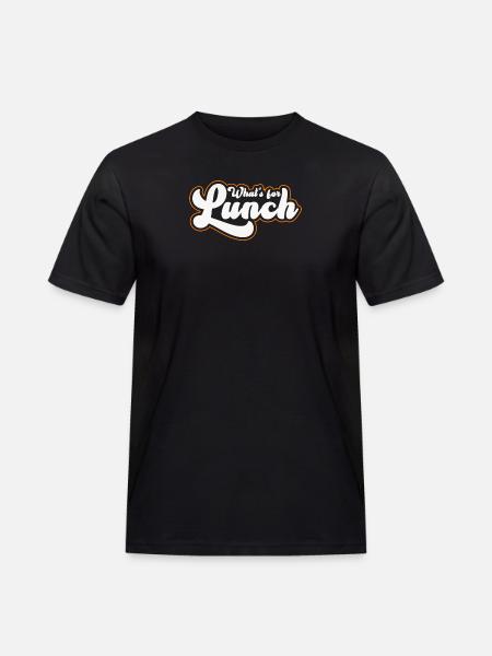 What's For Lunch? - Men's Workwear T-Shirt - black