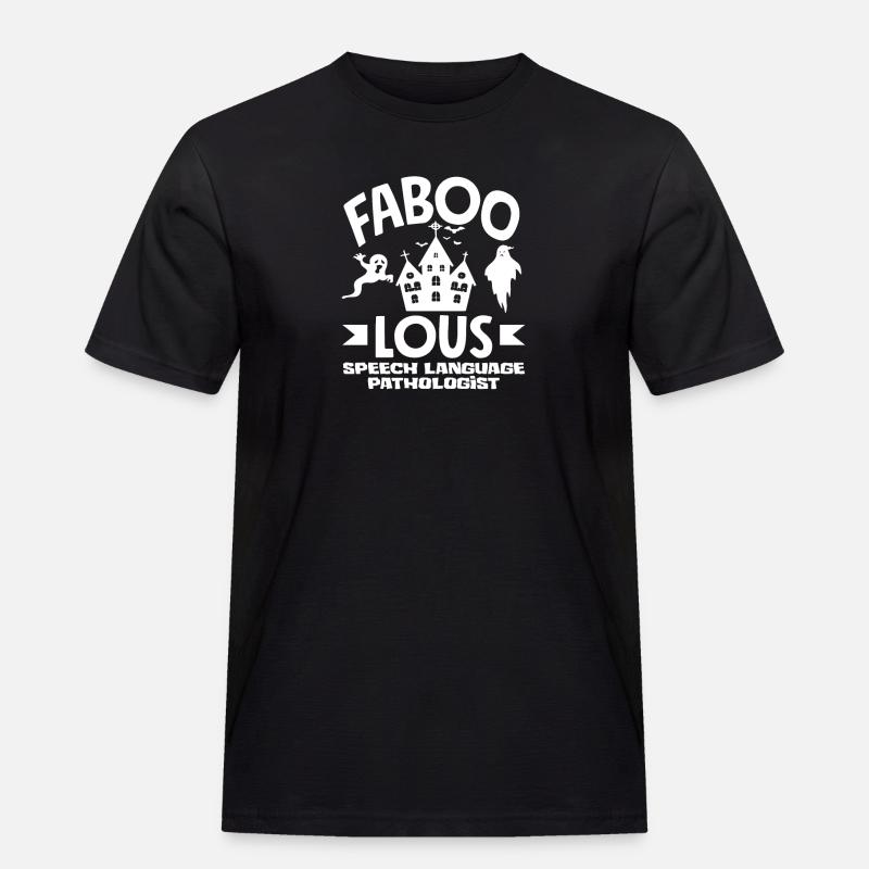 Faboolous Speech Language Pathologist - Men's Workwear T-Shirt - black