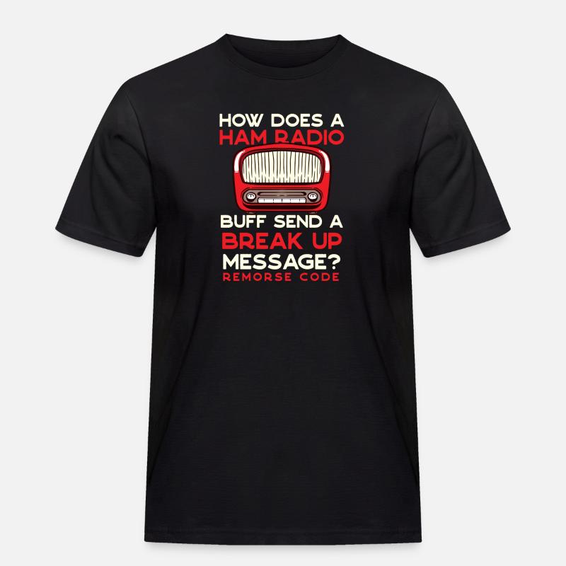 Funk Reue Code Amateurfunk - Männer Workwear T-Shirt - Schwarz