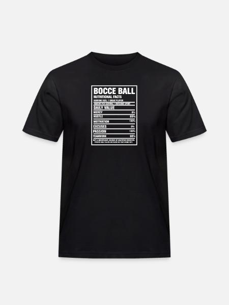 Bocce Ball Bocce Player - Men's Workwear T-Shirt - black