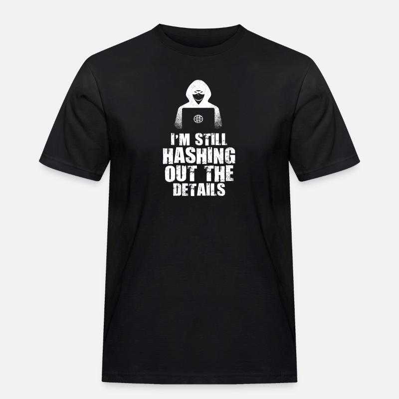 Ethical Hacker Cybersecurity Expertise - Men's Workwear T-Shirt - black
