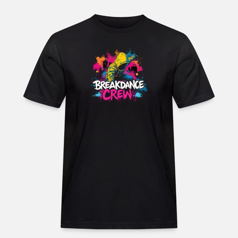 Breakdance Crew Breakdance Breakdancing Breakdance - Männer Workwear T-Shirt - Schwarz