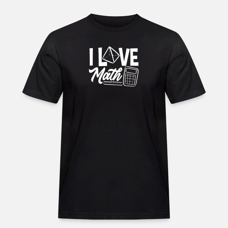 Math Teacher Math Gift - Men's Workwear T-Shirt - black