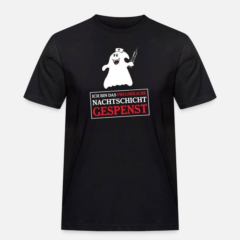 Krankenschwester Krankenpfleger - Männer Workwear T-Shirt - Schwarz