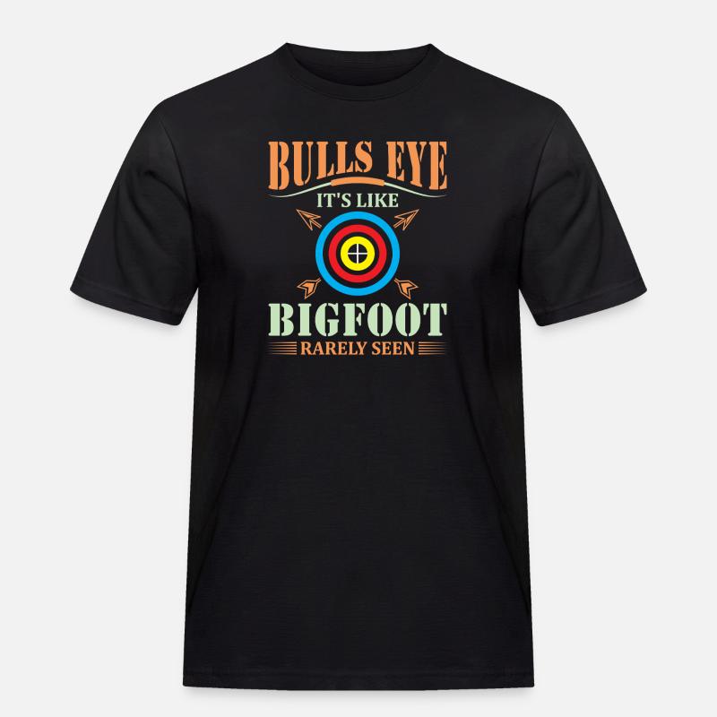 Bogenschießen Bogenschütze - Männer Workwear T-Shirt - Schwarz