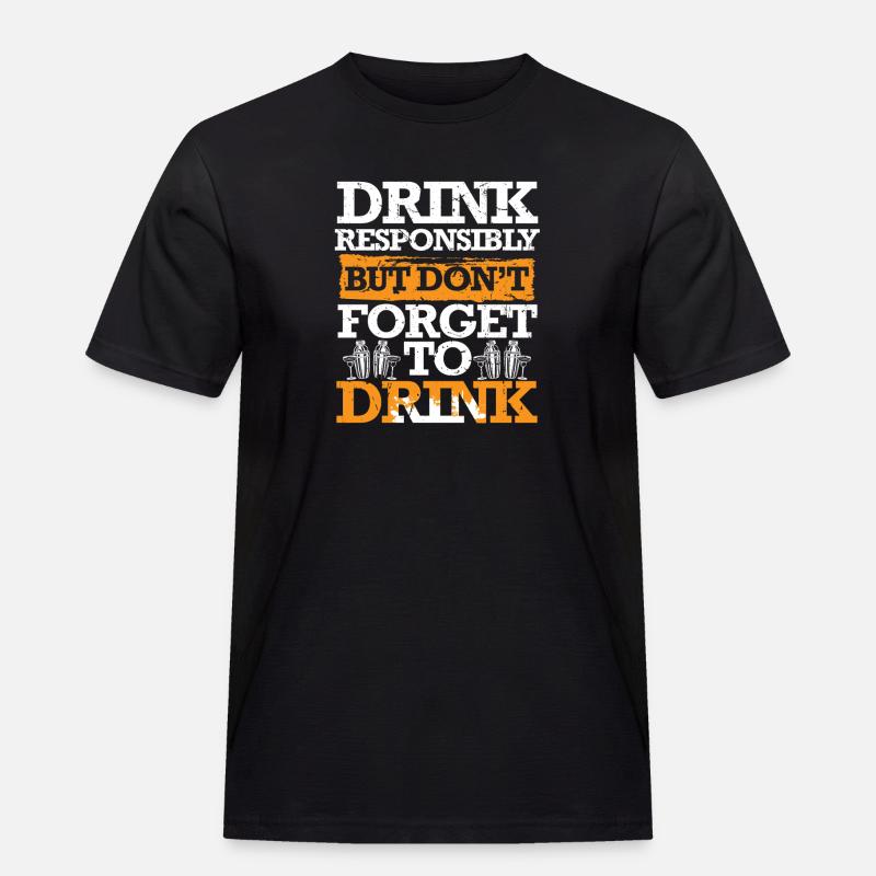 Bartender Bartender Bartending - Men's Workwear T-Shirt - black