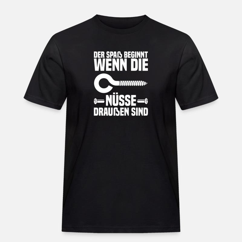 Baugerüstbauer Handwerker Gerüstbauer - Männer Workwear T-Shirt - Schwarz