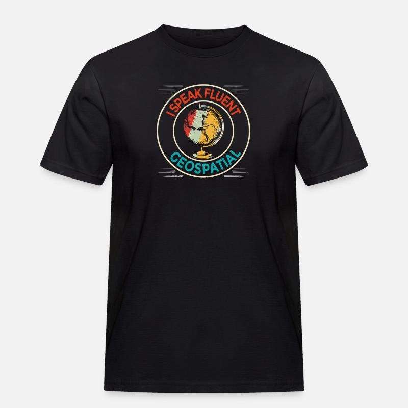 Systèmes d’Information Géographique Géospatial - T-shirt Workwear homme - noir