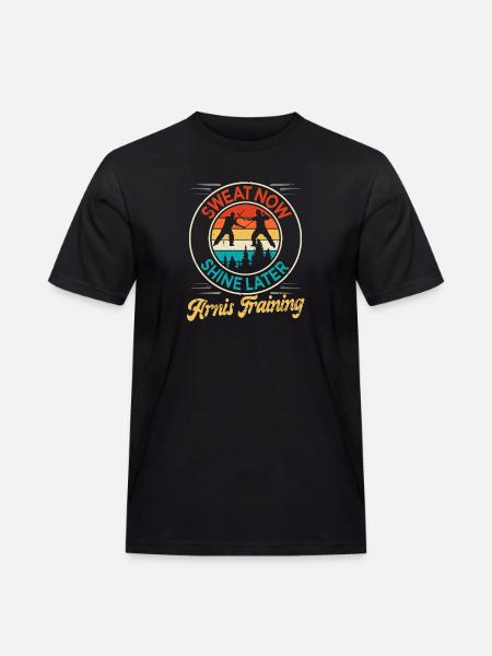 Escrima Arnis Martial Arts - Men's Workwear T-Shirt - black