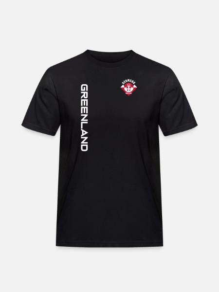 GREENLAND DENMARK | SINCE 1814 - Men's Workwear T-Shirt - black