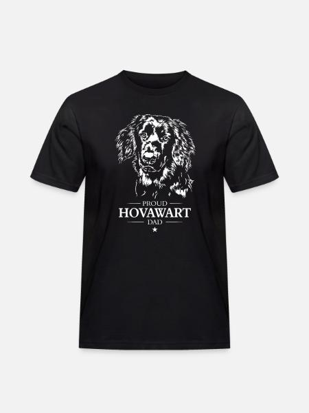 Hovawart Dad Dog Dog Wilsigns - Men's Workwear T-Shirt - black
