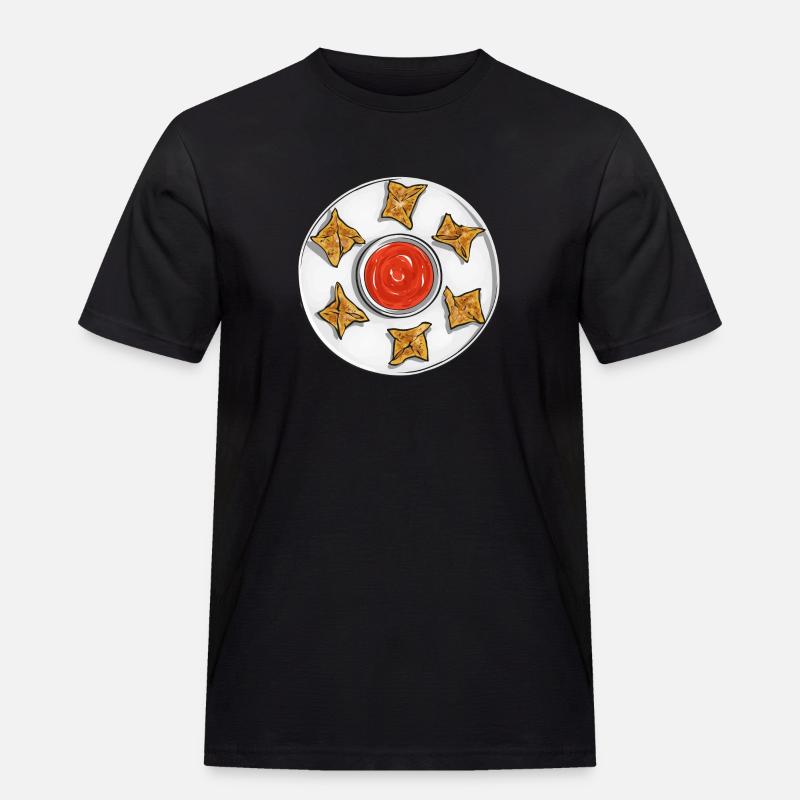 Krabben Rangoon Crab Rangoon - Männer Workwear T-Shirt - Schwarz