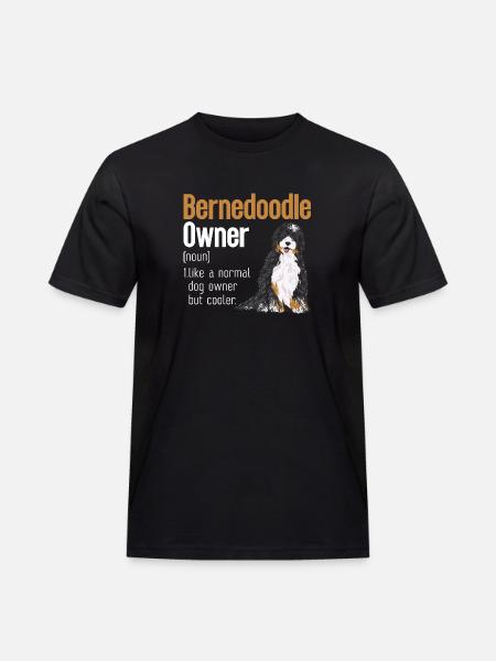 Bernedoodle Dog - Men's Workwear T-Shirt - black