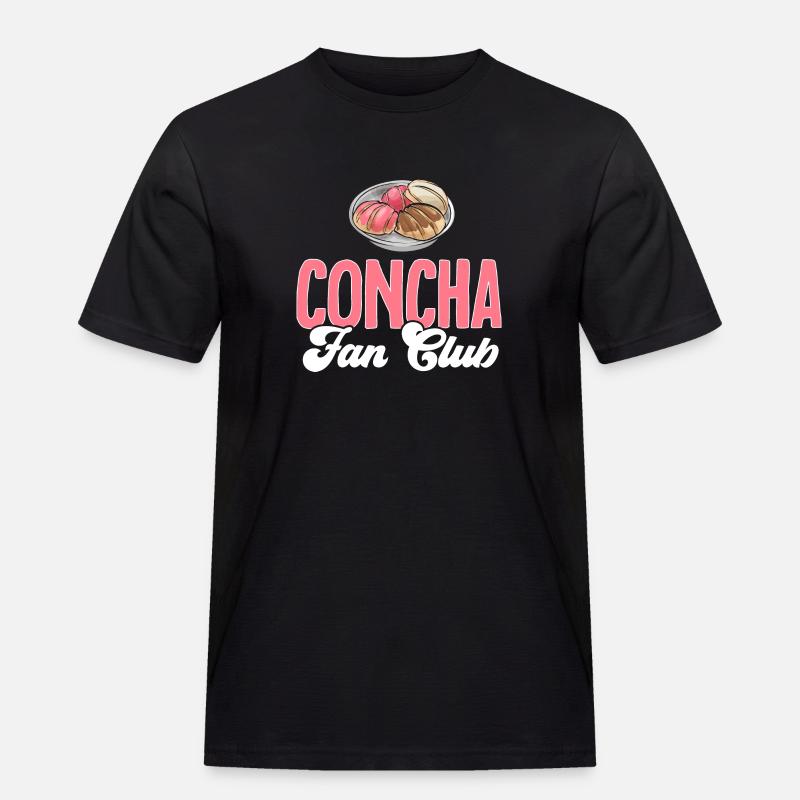 Concha Hispanic Mexikanisch Pan Dulce - Männer Workwear T-Shirt - Schwarz