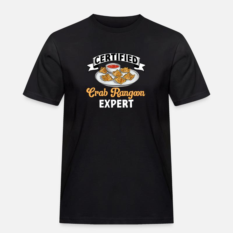Krabben Rangoon Crab Rangoon - Männer Workwear T-Shirt - Schwarz