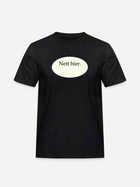 Nice Here Blank Template - Men's Workwear T-Shirt - black
