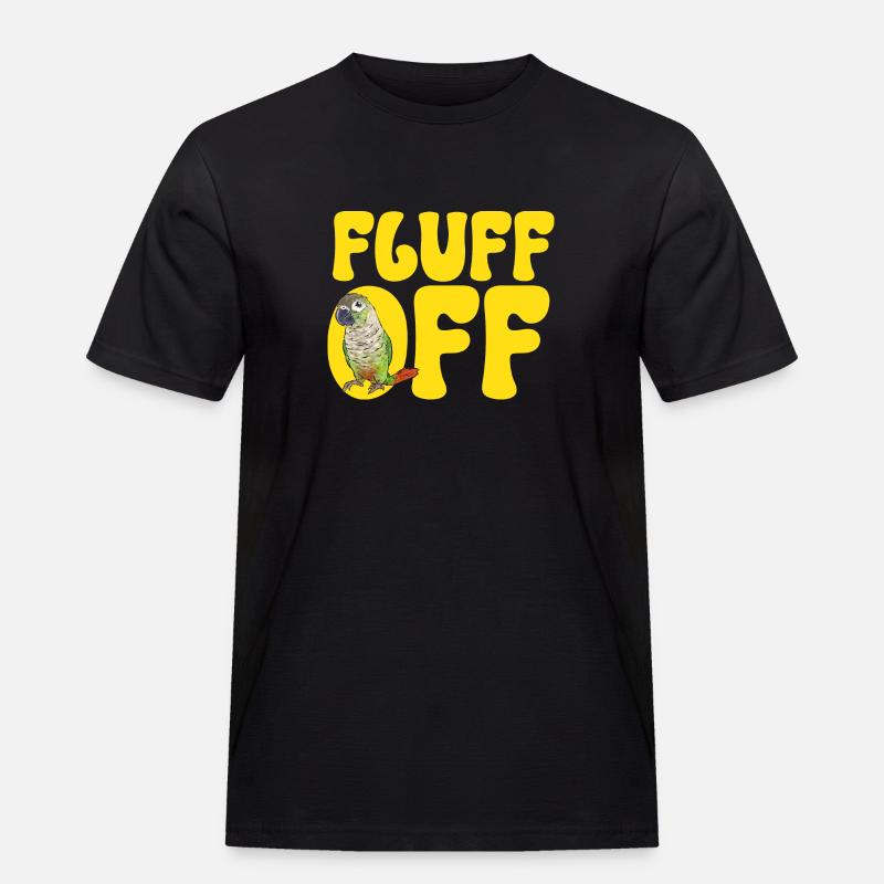Molinasittich Papagei Vogel Sittich - Männer Workwear T-Shirt - Schwarz