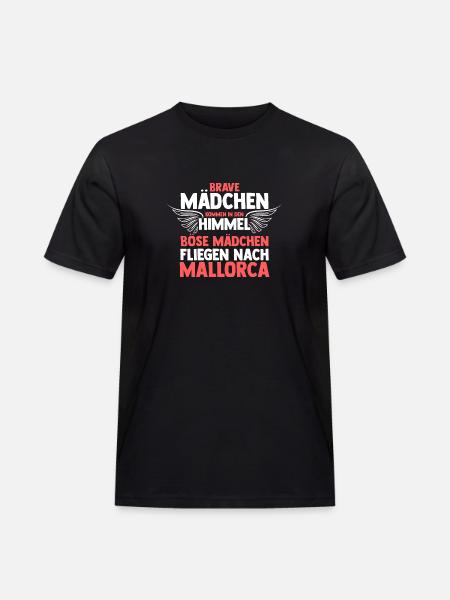 Party Urlaub Mallorca - Männer Workwear T-Shirt - Schwarz