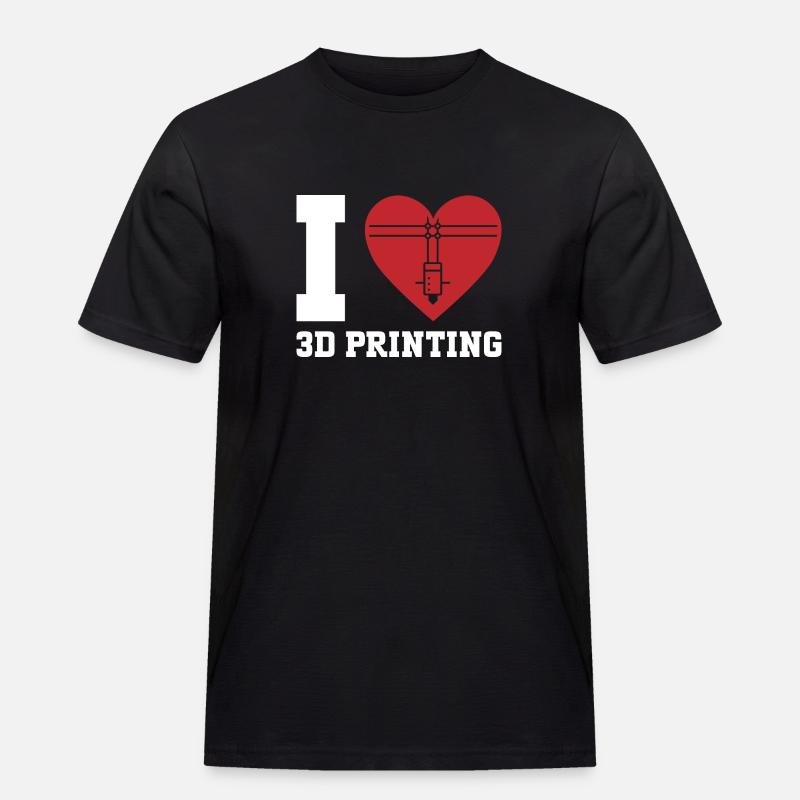 3D Printer 3D Printing - Men's Workwear T-Shirt - black