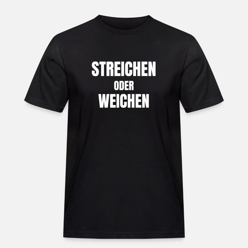 Steichen oder weichen ! - T-shirt Workwear homme - noir