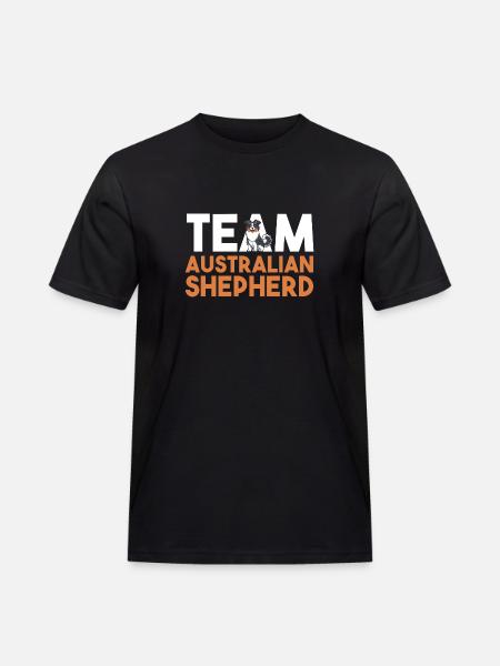 Dog Australian Shepherd - Men's Workwear T-Shirt - black