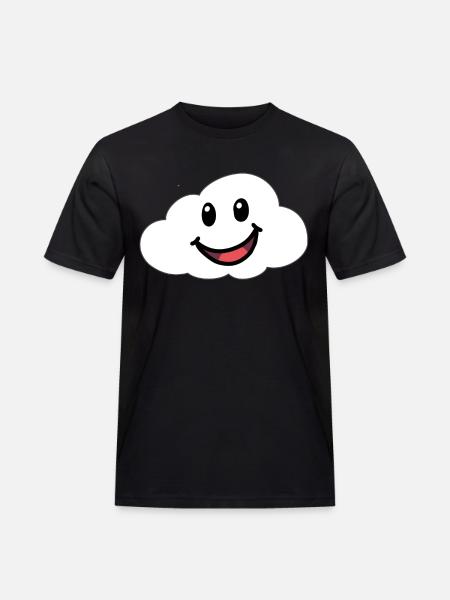 Emotions Feelings Friendly Cloud Sky - Men's Workwear T-Shirt - black