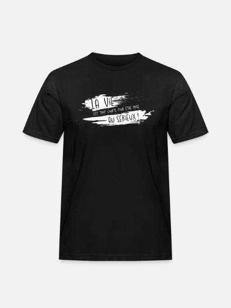 La vie - T-shirt Workwear homme - noir