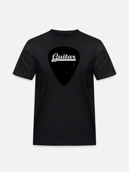guitar - Männer Workwear T-Shirt - Schwarz