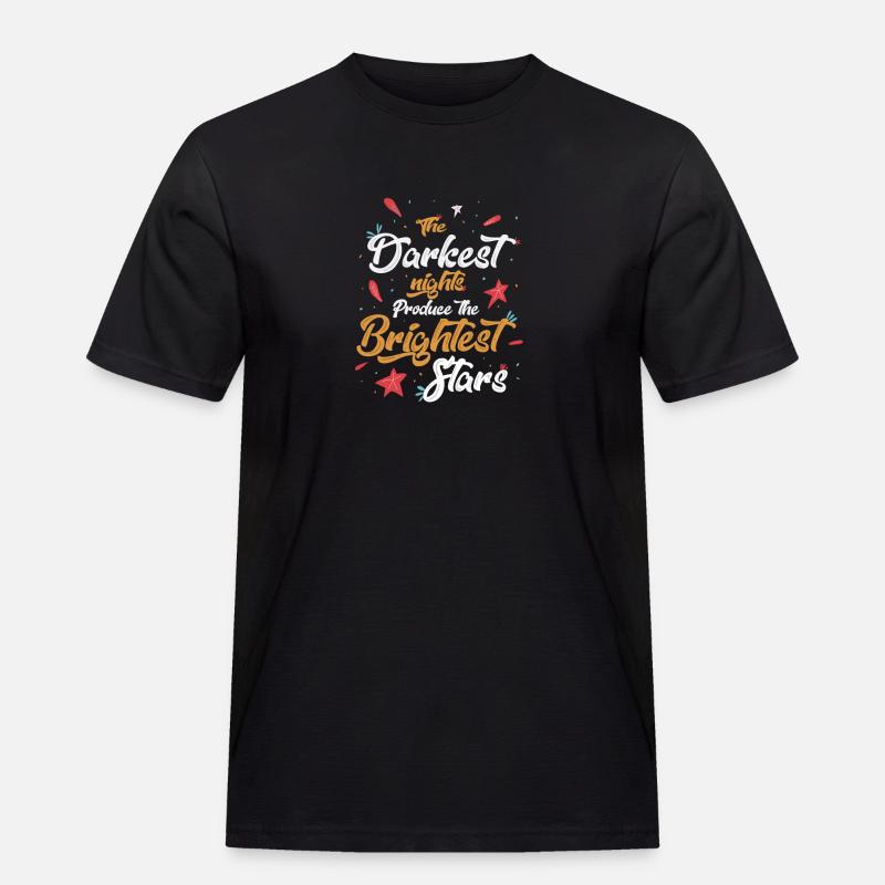 Hellste Sterne Geschenk - Männer Workwear T-Shirt - Schwarz