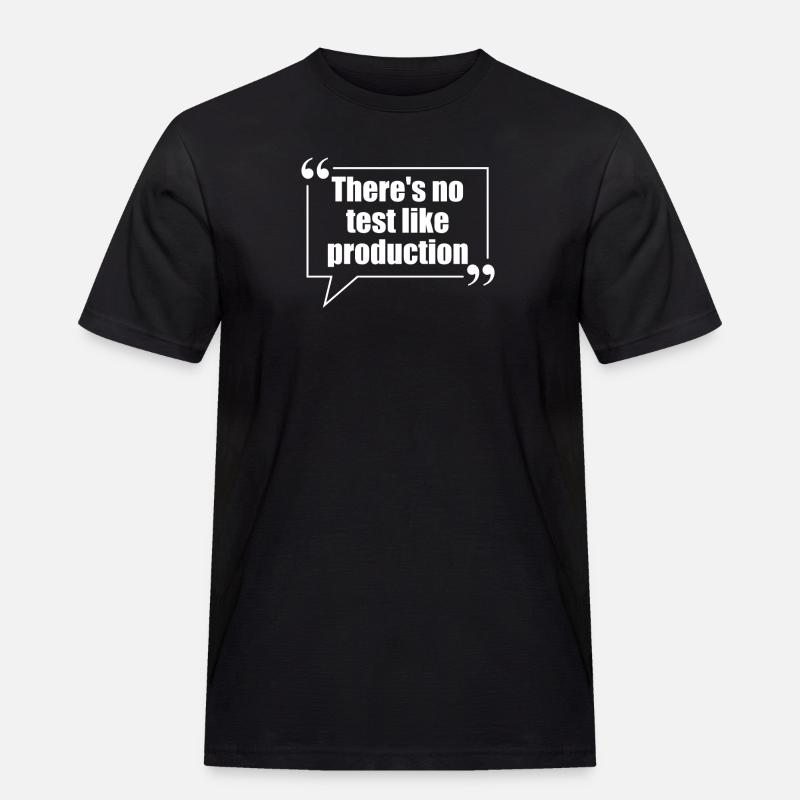 Programmierer, Software, Informatik, Developer - Männer Workwear T-Shirt - Schwarz