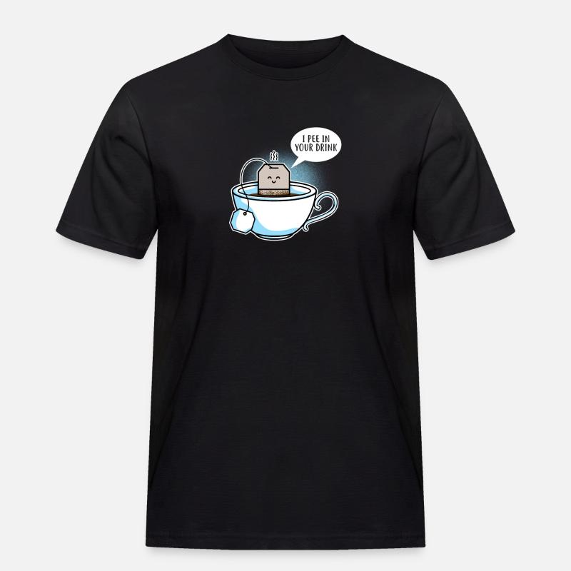 Tee Trinker / Geschenk - Männer Workwear T-Shirt - Schwarz