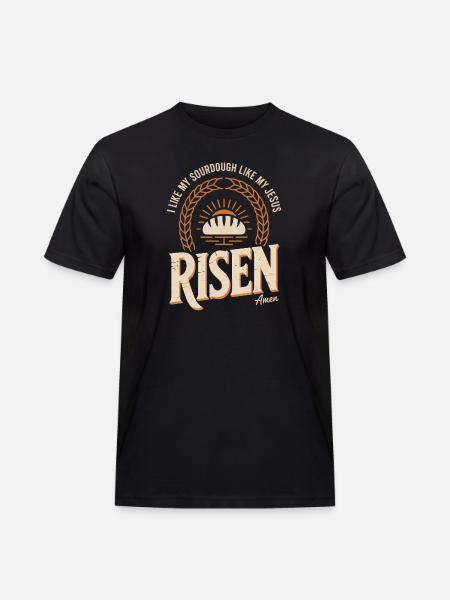 Sourdough Sunrise Rise Logo - Men's Workwear T-Shirt - black