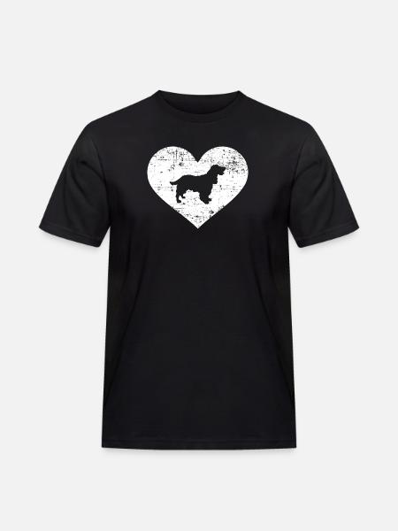 Cocker Spaniel - T-shirt Workwear homme - noir